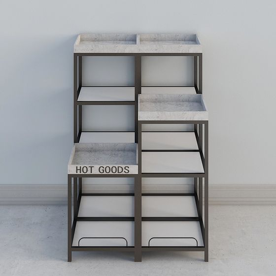 Urban Shelf 3D model for Modern Spaces