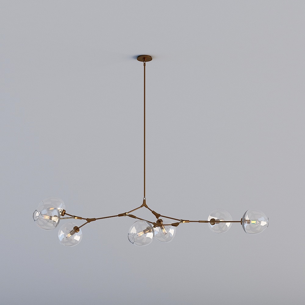 Lampada a bolle ramificate