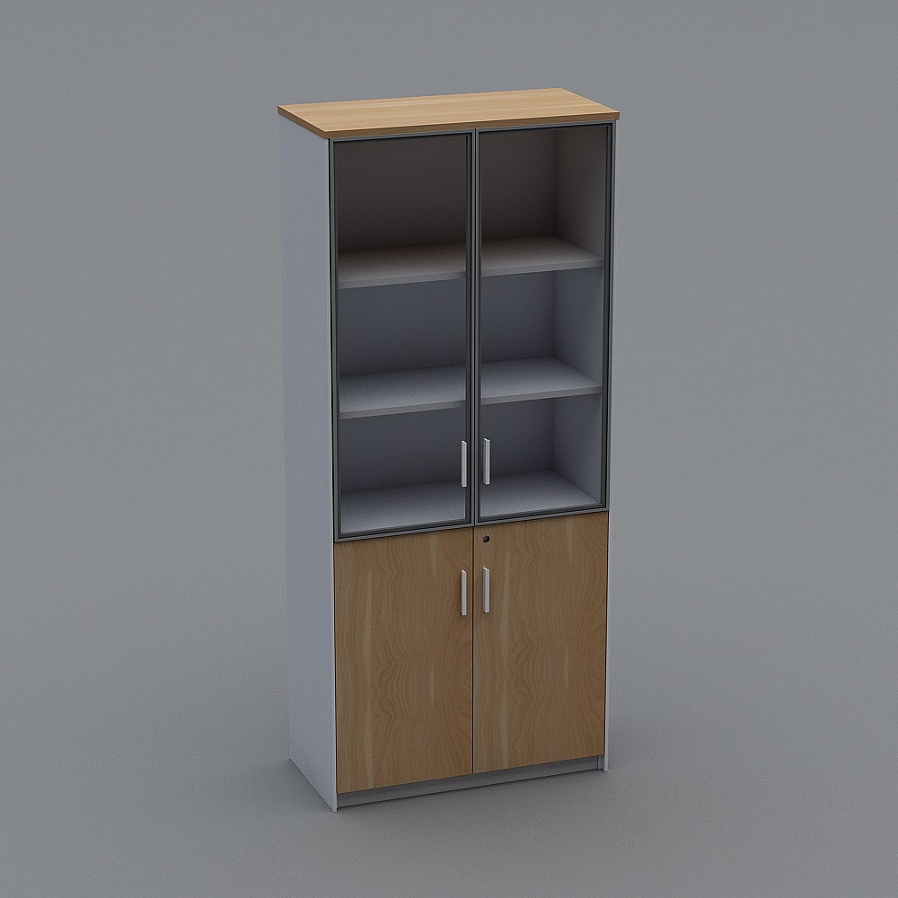 Double door filing cabinet
