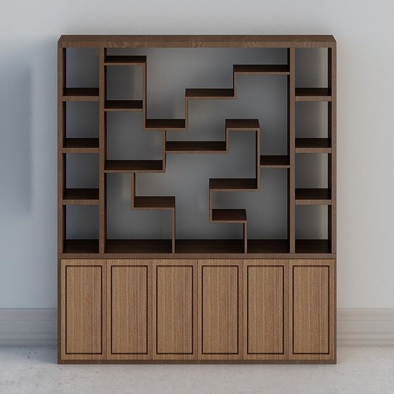 Maze Bookshelf 3D model