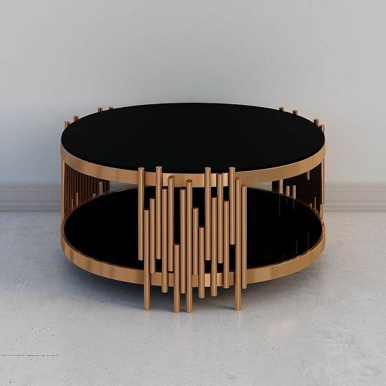 Polygon Table 3d Stylish Low Polygon Round Table 3D model for Modern Spaces