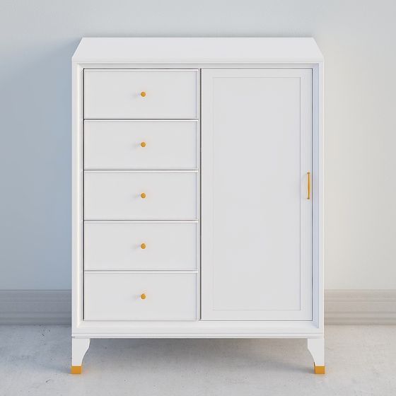 Urban Alley Storage Cabinet 3D model