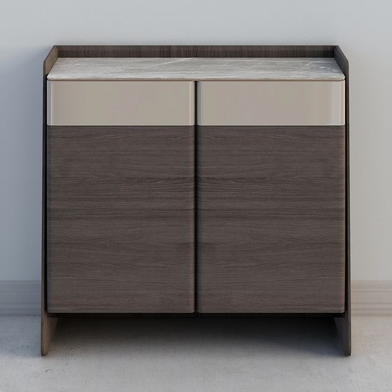 Urban Elegance Cabinet 3D model for Creative Spaces