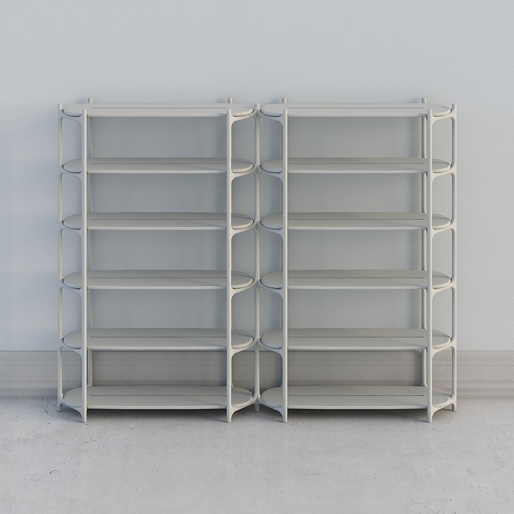 CIGAR 책장(6층 이중 프레임) - 코알라 애쉬