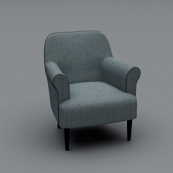 Comfortable Sofa Low-Poly 3D model