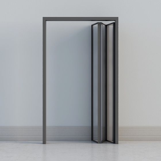 Folding Door 3D model for Modern Aesthetics