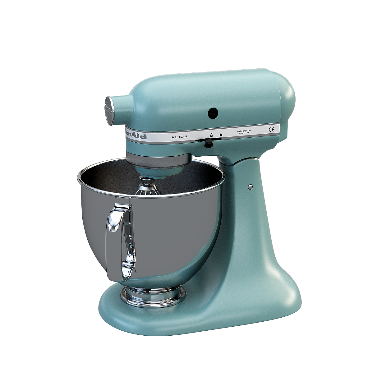 Charming Artisan Blender 3D Model – Olive Green Kitchen Appliance