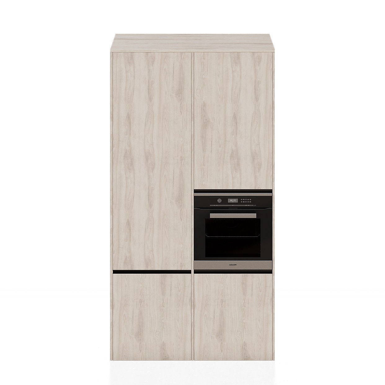 Modern Minimalist Kitchen Storage Cabinet 3D Model