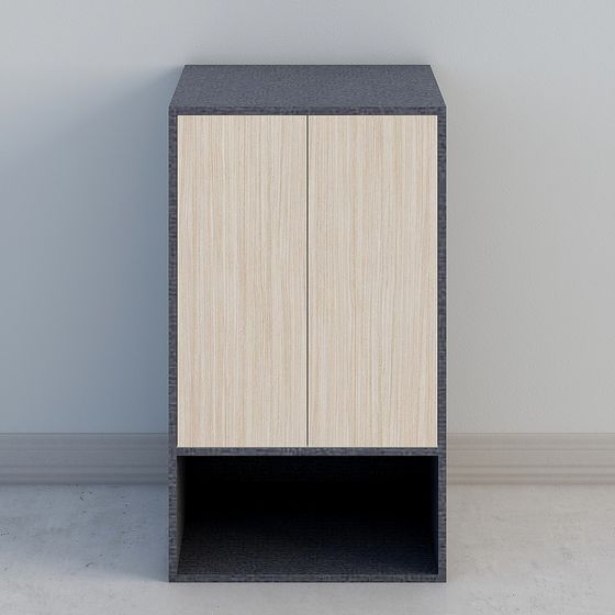 City Corner Storage Cabinet 3D model
