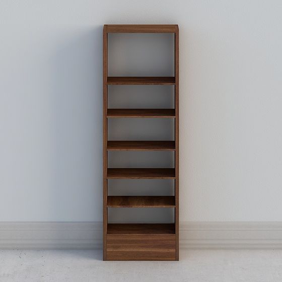 Minimalist Bookshelf 3D model
