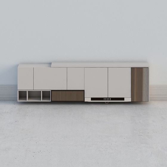 Urban Elegance Media Console 3D model
