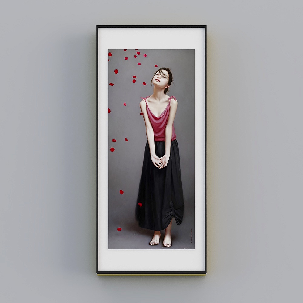 Falling Petals 3D model