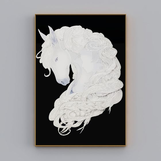 Mystical Unicorn 3D Model