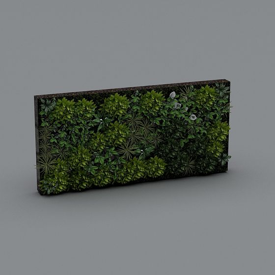 Living Wall 3D Model for Modern Aesthetics