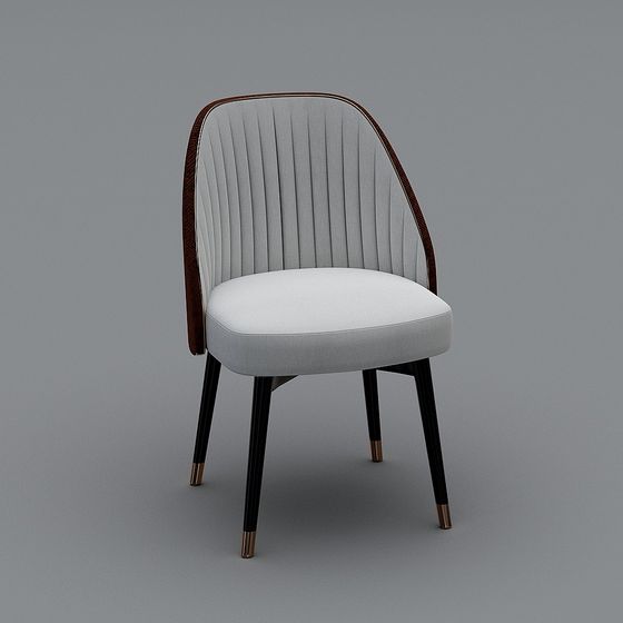 Chic Sofa Chair 3D model for Stylish Spaces