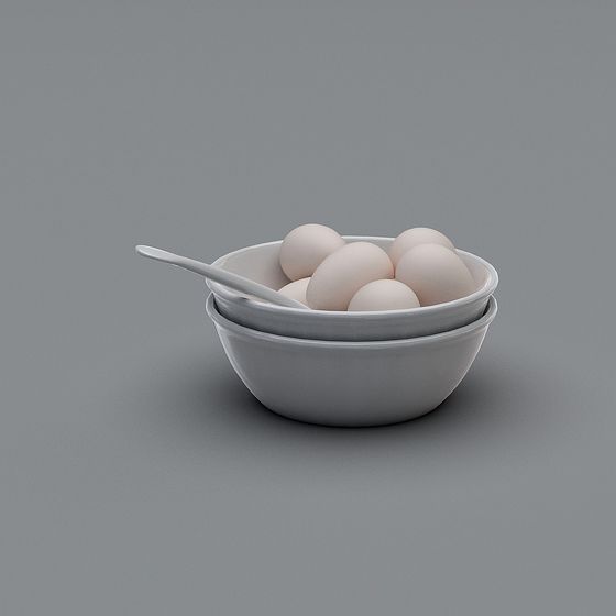 Breakfast Bowl 3D model