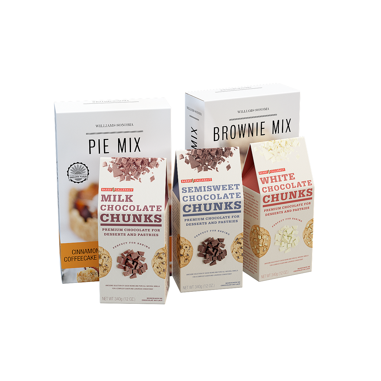 Baking Packaging Boxes 3D Model – Realistic Textures