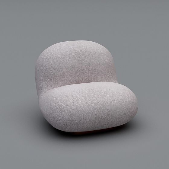 Cloud Chair 3D model - Modern Minimalist Aesthetic