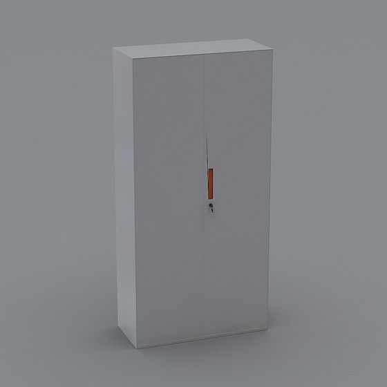 Stylish Storage Cabinet 3D model for Modern Aesthetics