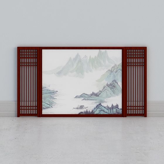 Traditional Chinese Landscape 3D model