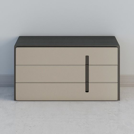 Urban Window Nightstand 3D model