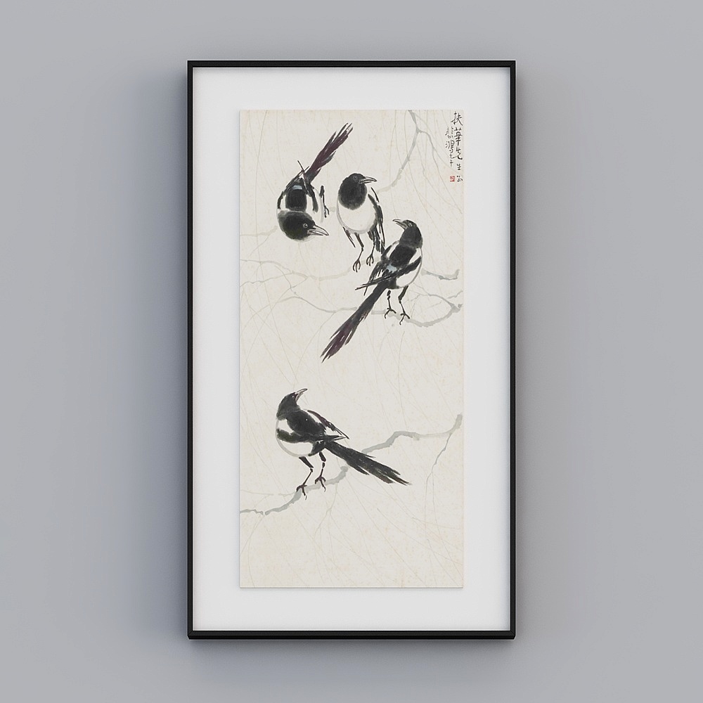 Floating Cloud Art: TDC116 Limited Edition Painting Modern Mashup Light Luxury New Chinese Living Room Hyunguan Kitchen Bedroom Decoration Painting