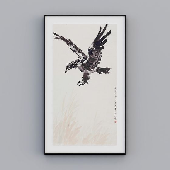 Majestic Flying Eagle 3D model