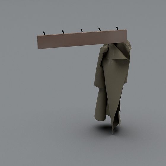 Hanging Art 3D model in Low Poly Style