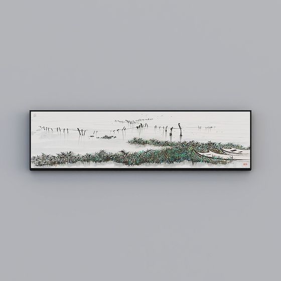 Water Country Dawn 3D model