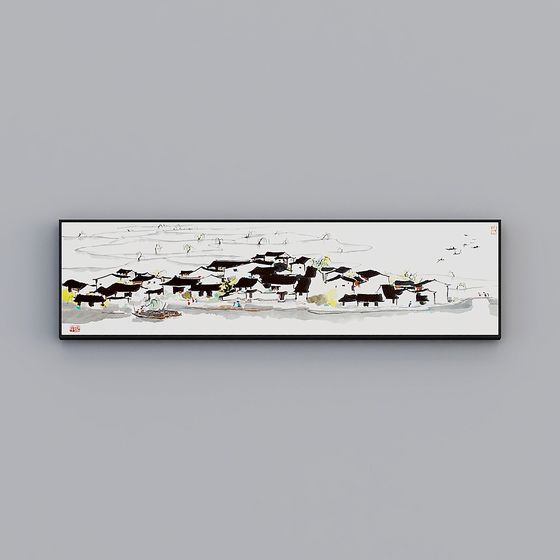 Ink Wash Jiangnan 3D model