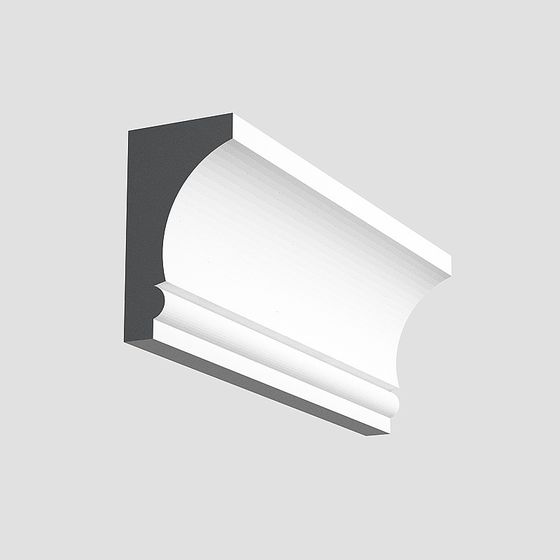 Earth Colored Angle Line 3D Model for Architectural Details