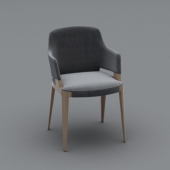 Modern Minimalist Chair 3D model