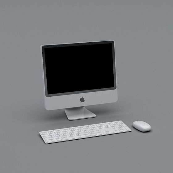 Minimalist Apple All-in-one 3D model
