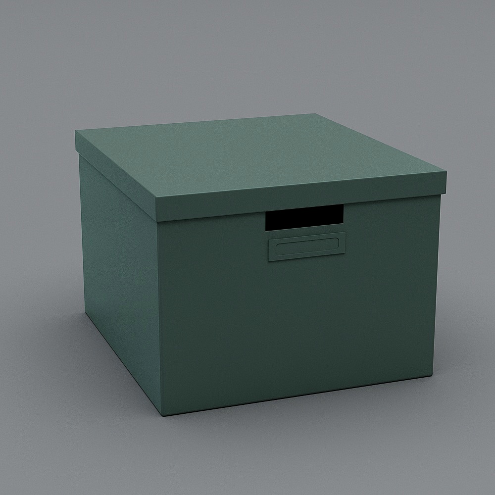 Minimalist Storage Box 3D model