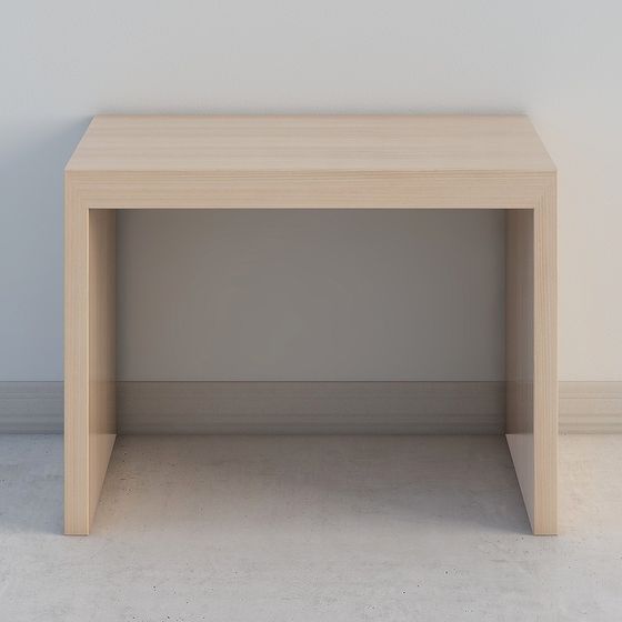 Minimalist Console Table 3D model