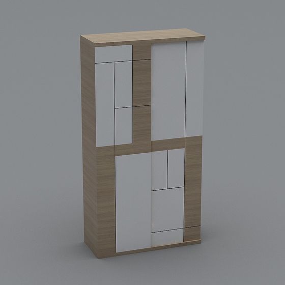 City Window Cabinet 3D model