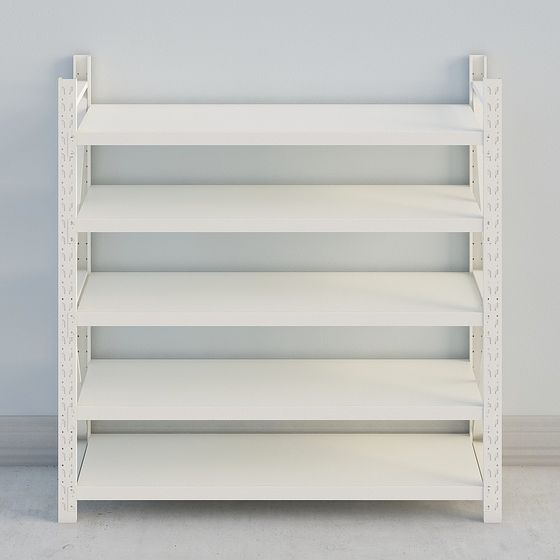 Industrial Style Metal Shelf 3D model