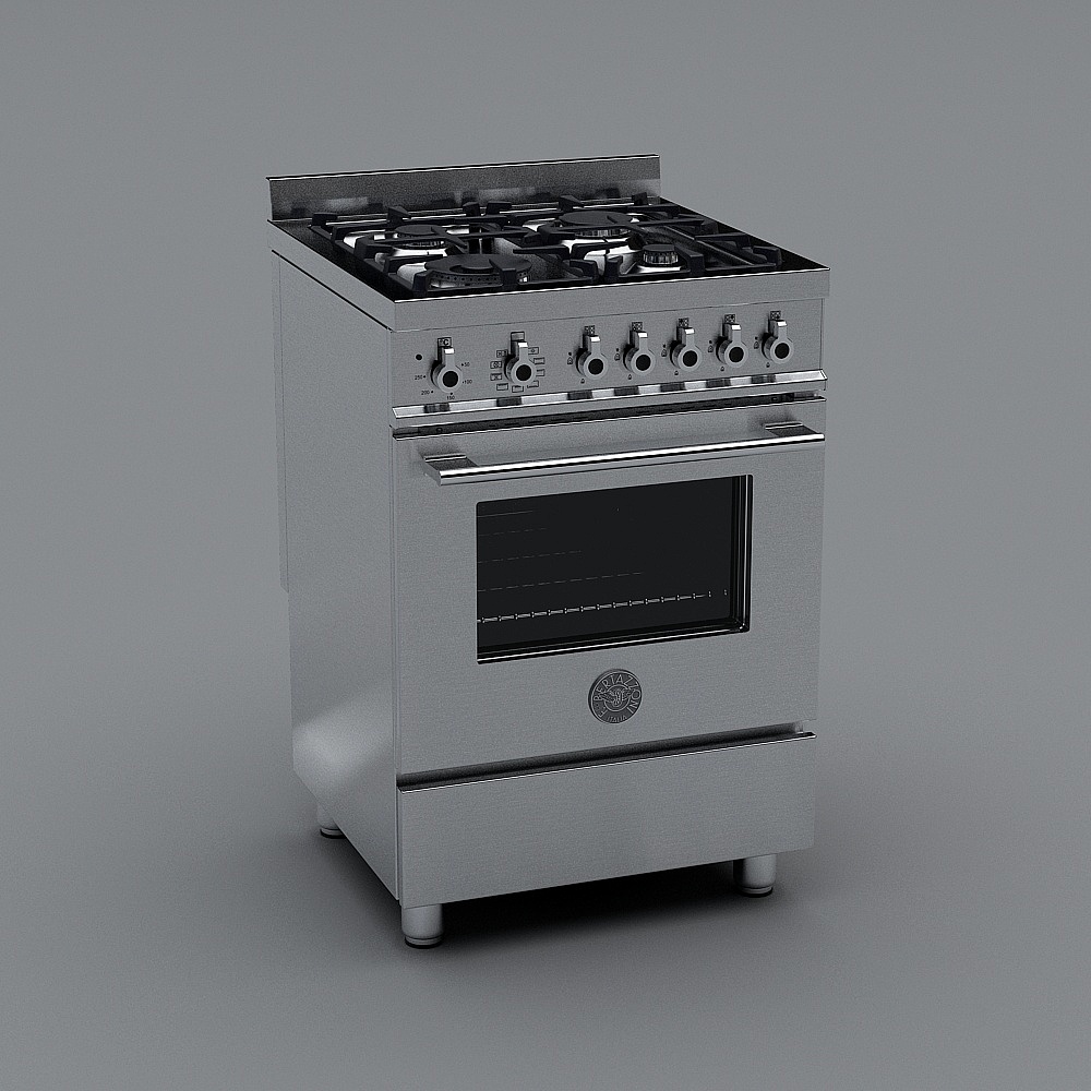 Stylish Italian-Style 3D Stove Model