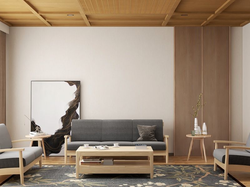 Modern Living Room Design: Warmth and Simplicity