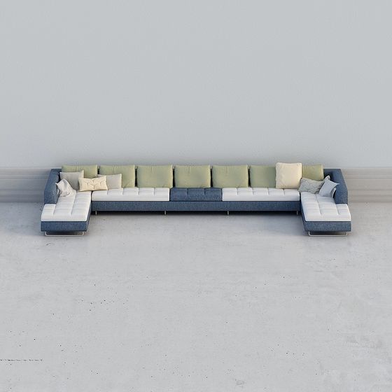 Urban Comfort Sofa 3D model