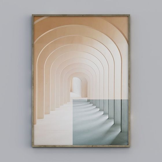 Architectural Illusion 3D model for Creative Projects