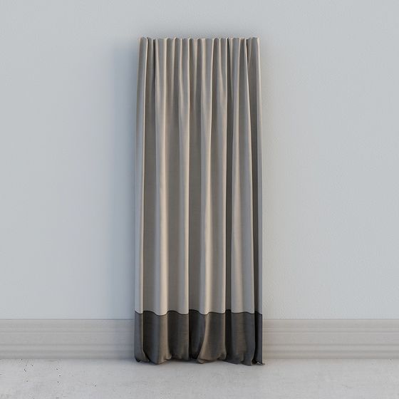 Modern Curtain 3D model