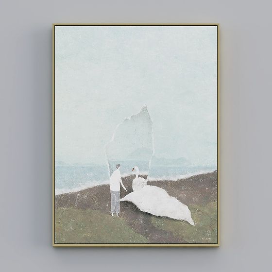 The Solitary Traveler 3D Model