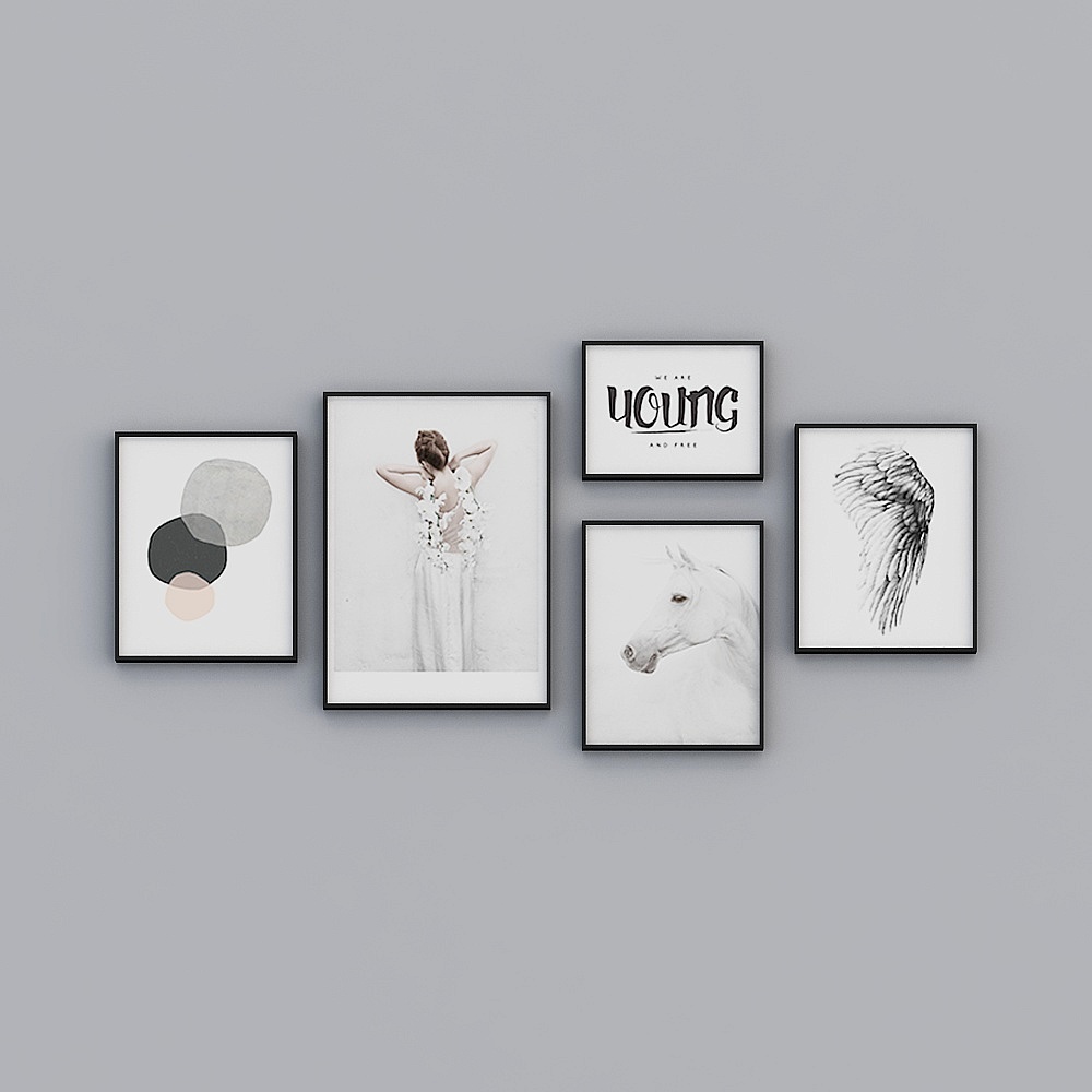 Pared de fotos moderna 004