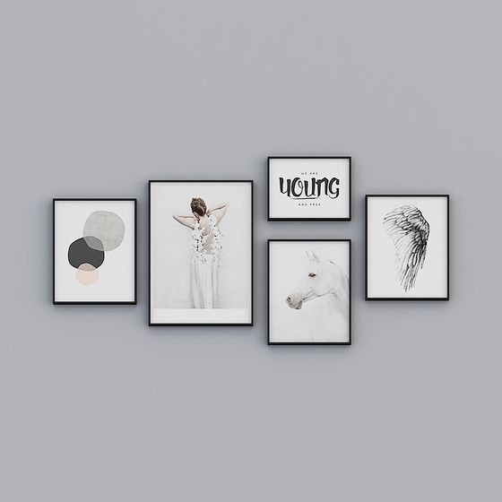 Pared de fotos moderna 004