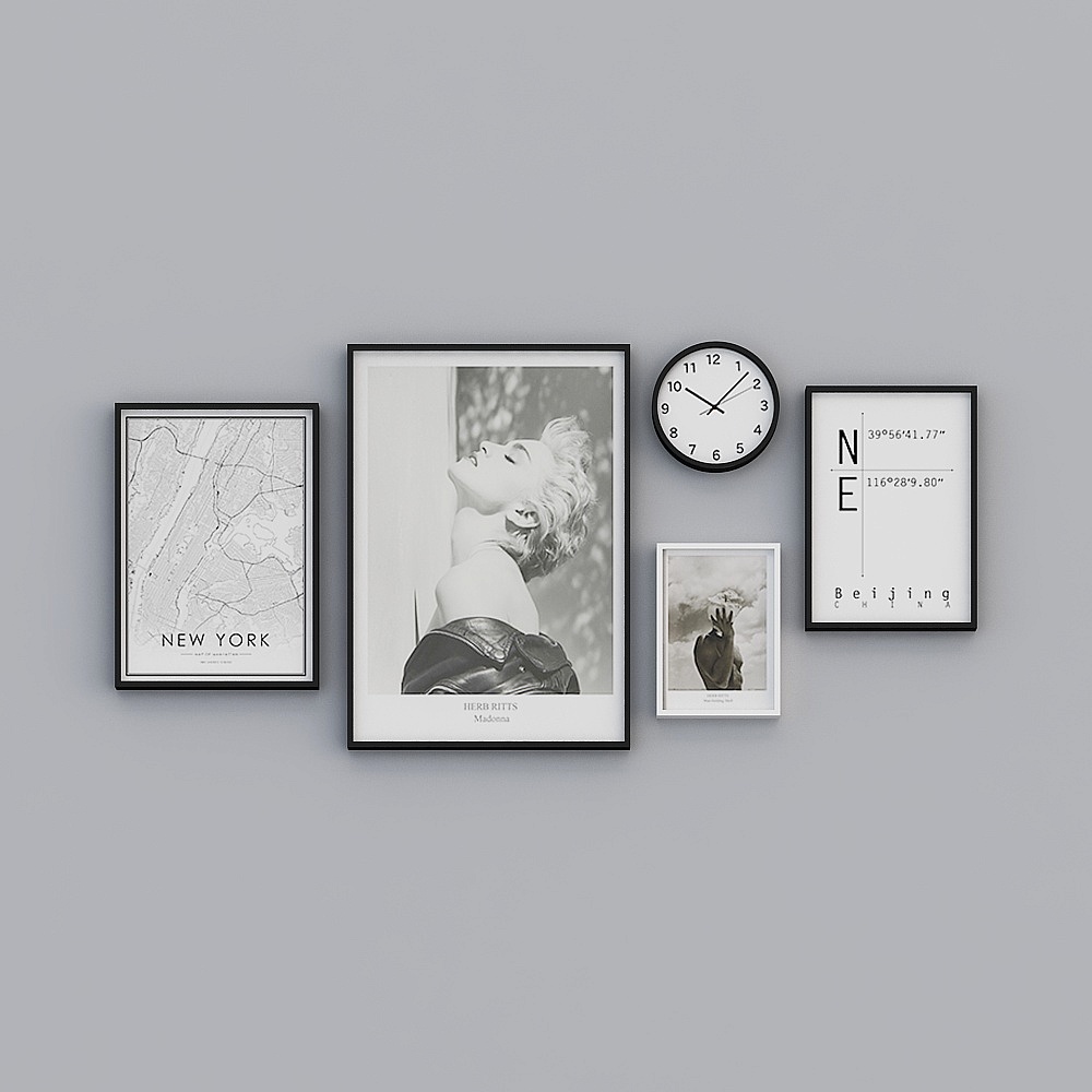 Modern photo wall 002