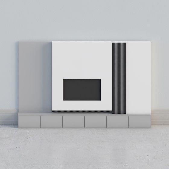 Urban Elegance TV Stand 3D model