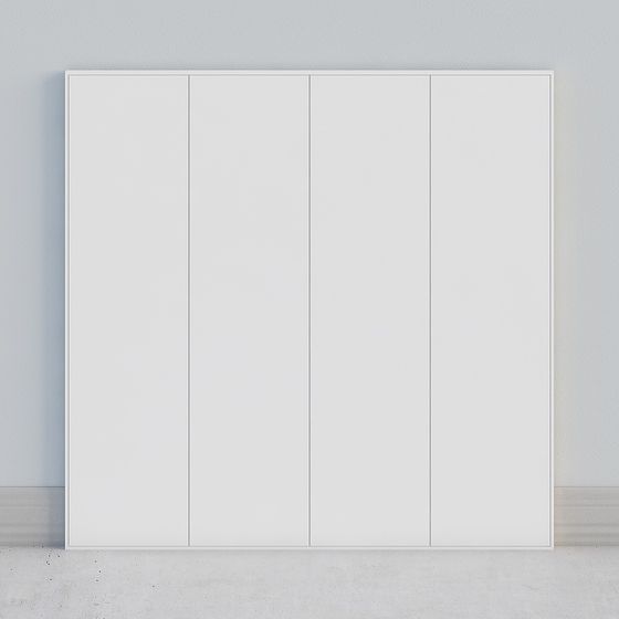 Minimalist Wardrobe 3D model