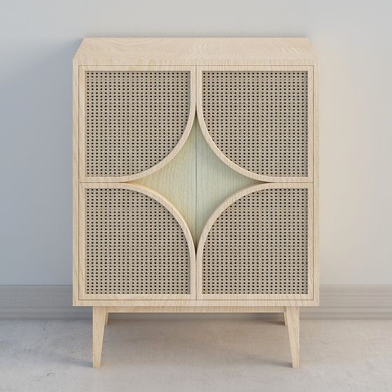 Arcadia Cabinet Low-Polygon 3D Model