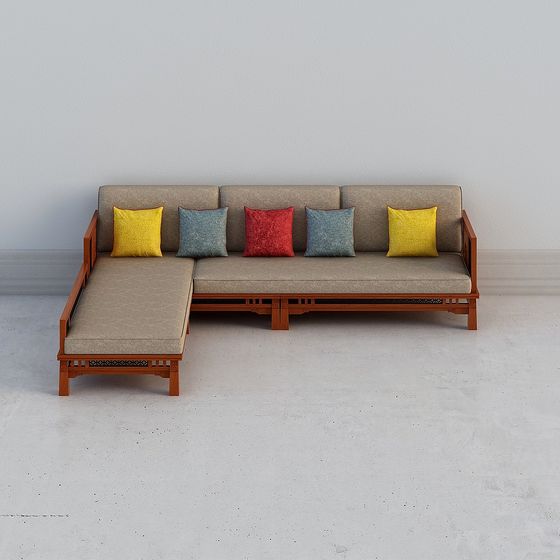 Urban Comfort Sofa 3D model for Modern Interiors